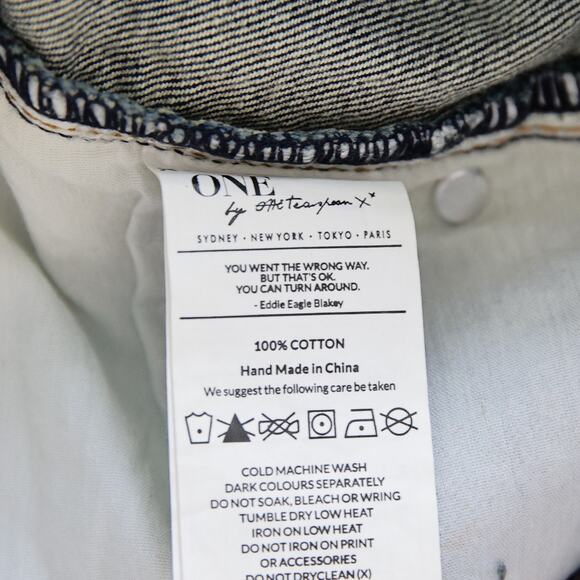 One Teaspoon Le tiger Distressed Skirt size 24 XS - Picture 7 of 7